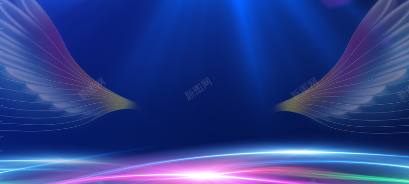 企业年会颁奖晚会蓝色商务科技bannerpsd设计背景_新图网 https://ixintu.com 企业 光芒 发布会 启动仪式 周年庆 年会 科技背景 答谢会 签到处 蓝色背景 颁奖晚会