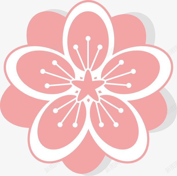 水彩粉色樱花矢量图ai免抠素材_新图网 https://ixintu.com 唯美 樱花 樱花单个 矢量图 简约 粉色 花朵 花瓣 鲜花