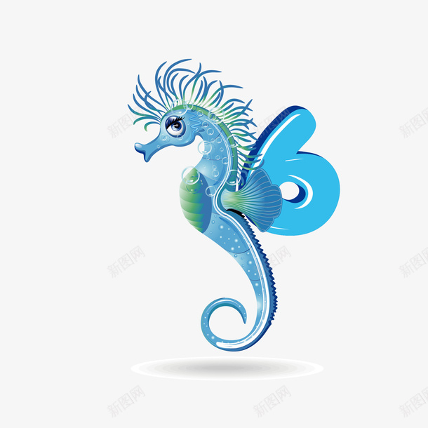 蓝色的海马背着蓝色的数字6矢量图eps免抠素材_新图网 https://ixintu.com 卡通海马 卡通立体 可爱立体 数字6 海马 立体数字 蓝色 蓝色的海马背着蓝色的数字6免抠素材免费下载 蓝色立体 矢量图