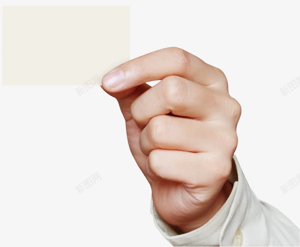 卡片模板png免抠素材_新图网 https://ixintu.com 卡片设计 展示名片 左手