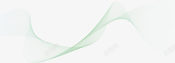 绿色清新丝带装饰封面png免抠素材_新图网 https://ixintu.com 丝带 封面 清新 绿色 装饰