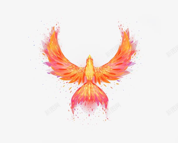 色彩光晕光影炫彩梦幻飞翔火凤凰png免抠素材_新图网 https://ixintu.com 光影炫彩动物 凤凰 凤凰图腾 四圣兽 四大神兽之一 大气 朱雀 梦幻 橙色 涅槃重生 火凤 火焰 火鸟 燃烧 色彩光晕凤凰 飞翔