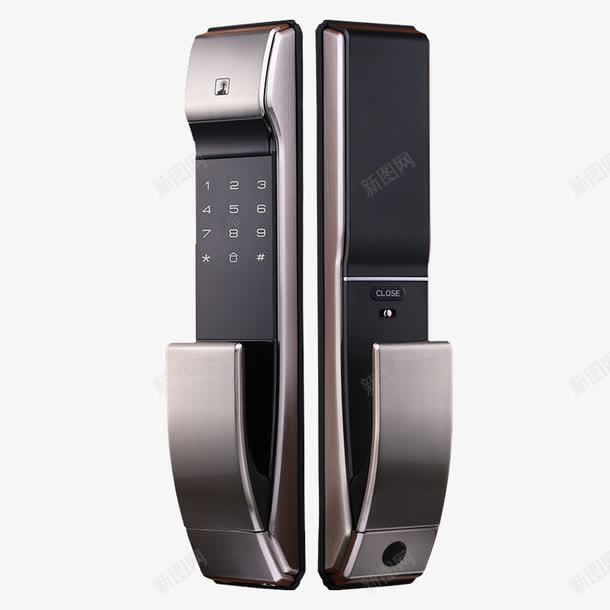 家用智能锁png免抠素材_新图网 https://ixintu.com 家用智能锁 密码锁 指纹锁 智能锁 电子锁 防盗门锁