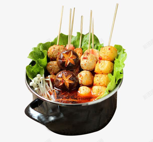 小吃麻辣烫png免抠素材_新图网 https://ixintu.com 快餐 热食 蔬菜 香菇