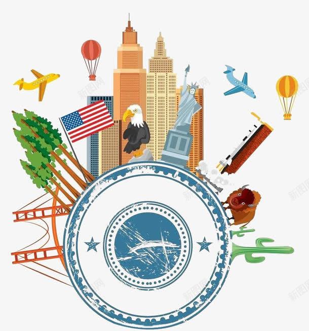 英国游地标建筑图案png免抠素材_新图网 https://ixintu.com 图案 地标 建筑 旅游 热气球