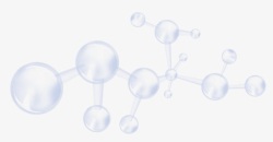 化学分子结构示意图素材