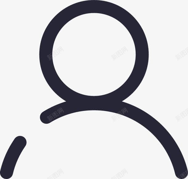 登陆人像图标png_新图网 https://ixintu.com 登陆人像