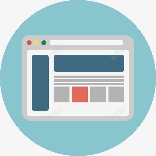 网站图标png_新图网 https://ixintu.com 互联网 浏览器界面 窗口 窗口jpg 网站 网络 计算界面