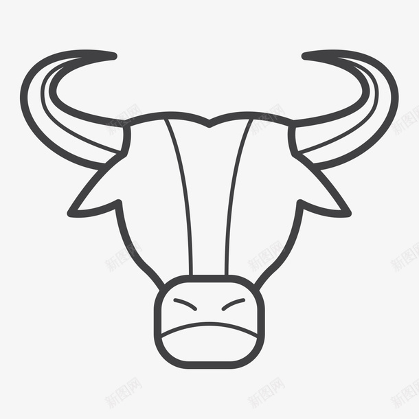手绘的牛头png免抠素材_新图网 https://ixintu.com png图形 png装饰 动物 填色练习 手绘 牛头 牛头像 牛角骷髅 红牛头 装饰 角骨 黑白牛头
