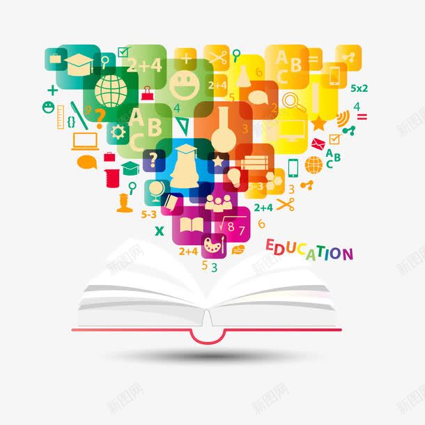 留学必备知识图标png_新图网 https://ixintu.com png图 书 出国留学教育 散发思维 留学教育 矢量ai卡通图标 矢量图形形状