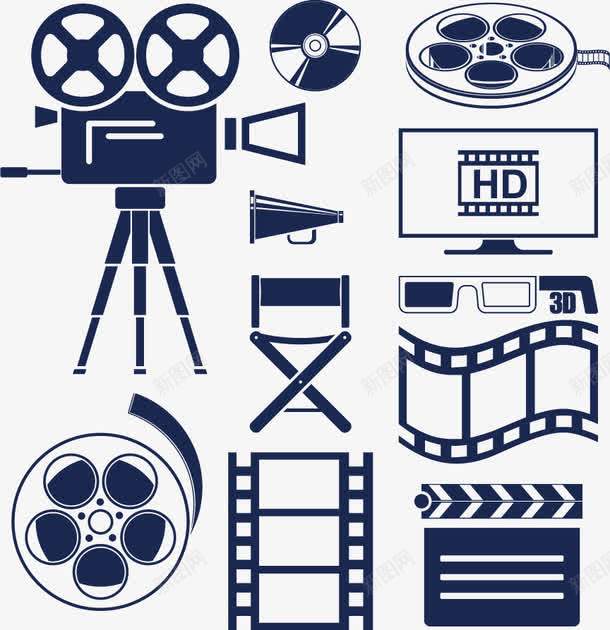 电影设备png免抠素材_新图网 https://ixintu.com HD 影院 影院设备 拍电影 放映机 电影产品 电影周边 电影工业 电影机 电影用具 电影设备 电影院 看电影 胶片高清