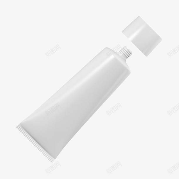 白色拧开盖子的牙膏管实物png免抠素材_新图网 https://ixintu.com 刷牙用具 包装 口腔 拧盖 消费 淀粉 清洁用品 牙粉 牙齿 生活用品 白胶粉 纯色