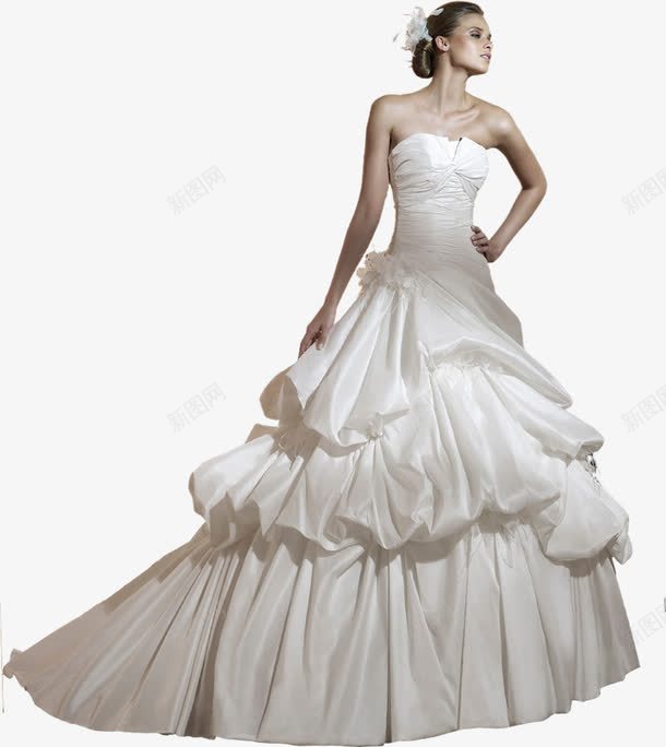 婚礼婚纱白纱气质新娘png免抠素材_新图网 https://ixintu.com 出嫁 婚礼 婚纱 新娘 气质