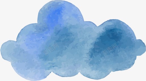 云彩png免抠素材_新图网 https://ixintu.com 云层 云朵 插画 水彩
