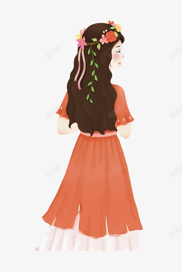 春天户外踏青赏花女孩背影png免抠素材_新图网 https://ixintu.com 女孩 户外 春天 春天户外踏青赏花女孩背影 春天远足 背影 赏花 踏青