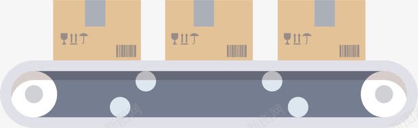 传送带矢量图ai免抠素材_新图网 https://ixintu.com png 传送带 矢量素材 纸箱 货物 矢量图