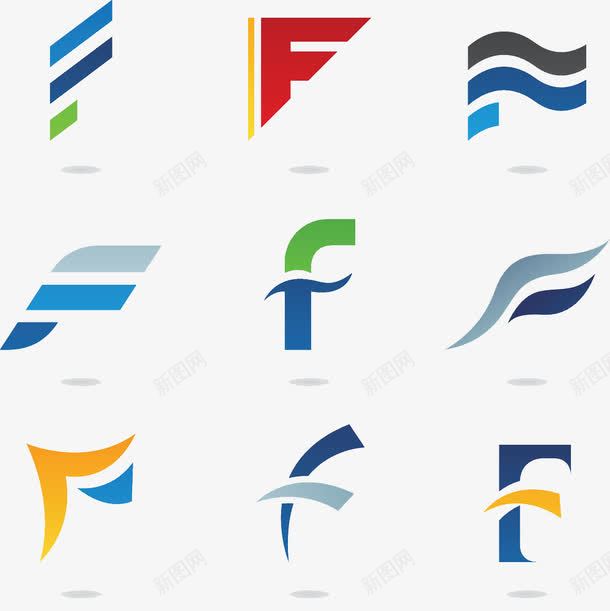 字体图标png_新图网 https://ixintu.com 图标 字母F 艺术字 英文