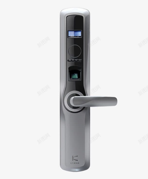 智能门锁png免抠素材_新图网 https://ixintu.com 家居 数码 智能 灰色 锁