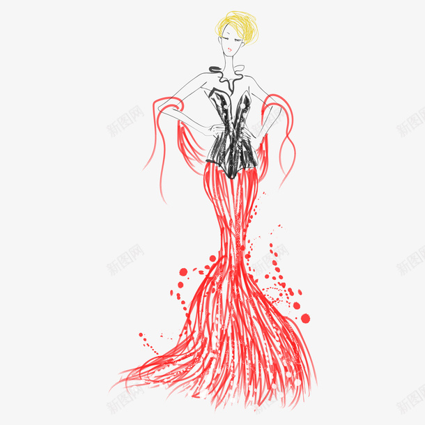简约手绘卡通人物装饰服装png免抠素材_新图网 https://ixintu.com 卡通人物 广告设计 服装设计图样 海报设计 简约手绘卡通人物 简约手绘卡通人物装饰服装设计图样免费下载 网页设计