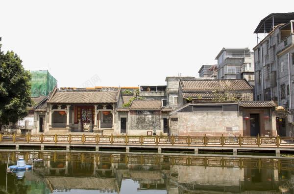 岭南文化黄埔古港png免抠素材_新图网 https://ixintu.com 古村 古港遗风 岭南园林建筑 岭南文化 广州历史 老广州 老广州建筑 老建筑 老照片 老街景 黄埔古港 黄埔村