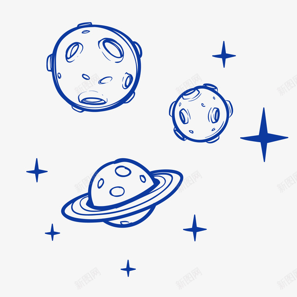 卡通手绘宇宙星云图矢量图eps免抠素材_新图网 https://ixintu.com 免抠图PNG 卡通 宇宙 手绘 星云 矢量图