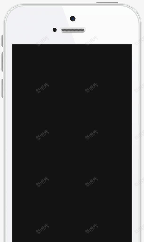 白色手机png免抠素材_新图网 https://ixintu.com 产品实物 手机 数字产品 数码家电 电子设备 电话