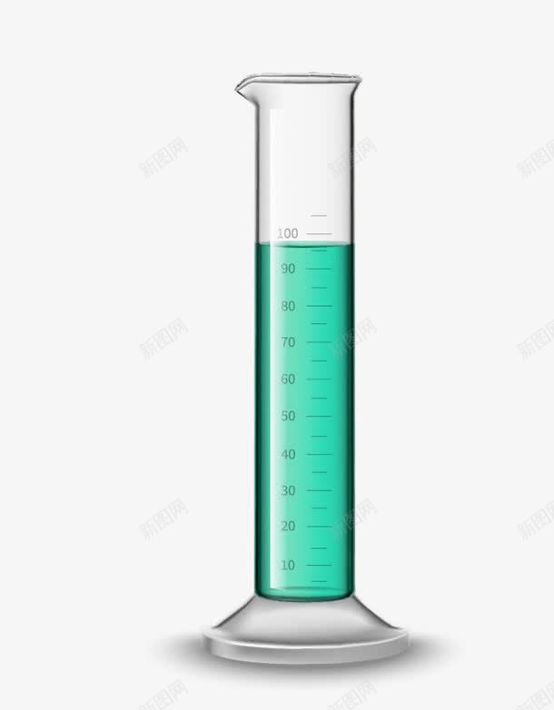 绿色试剂管png免抠素材_新图网 https://ixintu.com 医疗器材 注射器 电子称 试管 量筒 针管