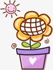 卡通阳光花朵招聘png免抠素材_新图网 https://ixintu.com 卡通 招聘 素材 花朵 阳光