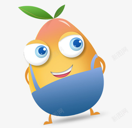 卡通桃人物png免抠素材_新图网 https://ixintu.com 卡通 卡通水果 拟人化 桃 水果 泥猴桃 素材