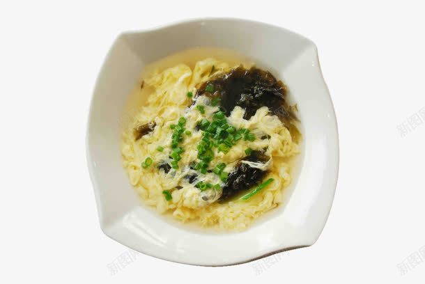 鸡蛋汤汤羹png免抠素材_新图网 https://ixintu.com 传统美食 家常菜 特色菜 紫菜蛋花汤 菜品 菜肴菜品 餐饮美食