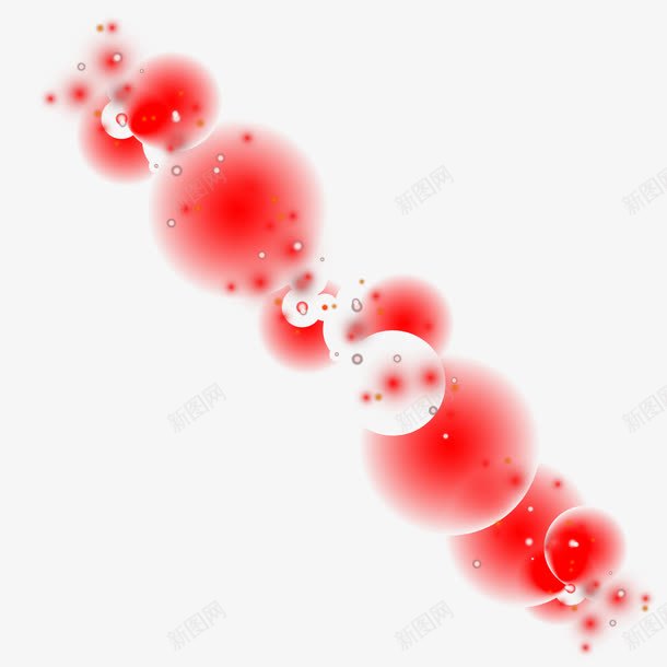 红色炫酷装饰png免抠素材_新图网 https://ixintu.com 光影 光晕 炫酷装饰 特效 矢量光效 红色光效 高光