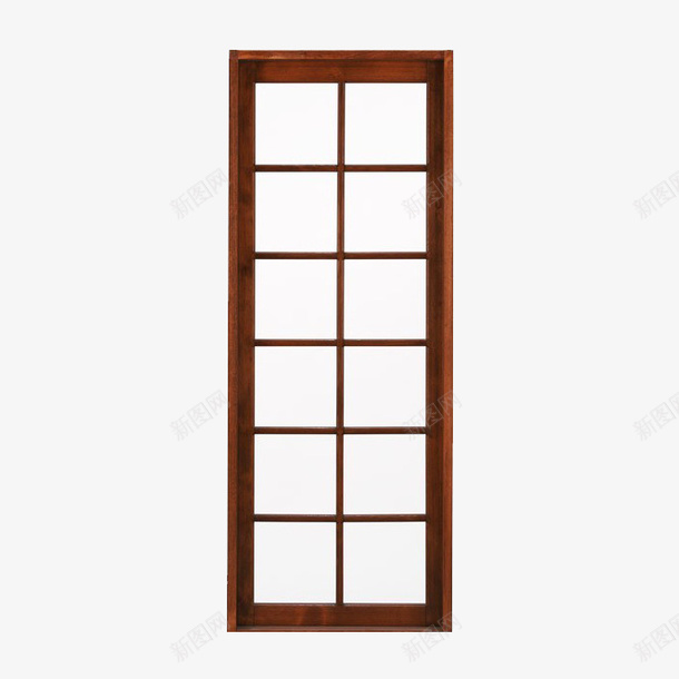 褐色的推拉门png免抠素材_新图网 https://ixintu.com 家居 推拉门 玻璃 装饰 褐色