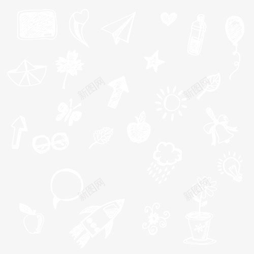 粉笔效果底纹矢量图eps免抠素材_新图网 https://ixintu.com 天气 底纹 白色 粉笔效果 矢量图