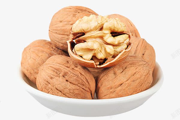 纸皮核桃png免抠素材_新图网 https://ixintu.com 中国新疆 产品实物 坚果 新疆特产 核桃