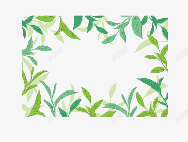 卡通手绘绿色茶叶矢量图ai免抠素材_新图网 https://ixintu.com 手绘树叶 手绘茶叶 手绘风 矢量png 绿色茶叶 茶叶 矢量图
