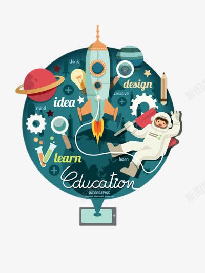 教育信息png免抠素材_新图网 https://ixintu.com 上学 书籍 学习 学校 学生 开学季 思考 教育 知识 设计