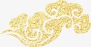 金色祥云png免抠素材_新图网 https://ixintu.com 中国风 祥云 节日元素 装饰 金色