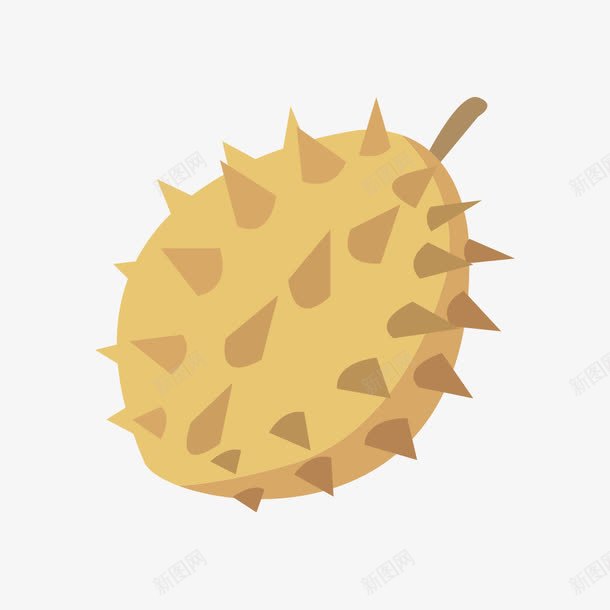 手绘的榴莲png免抠素材_新图网 https://ixintu.com PNG 手绘 榴莲 水果