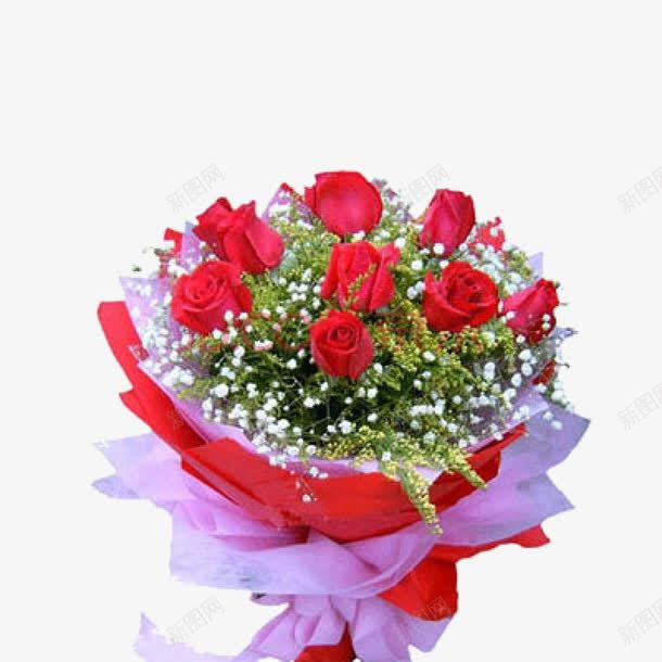 鲜花花束手捧花png免抠素材_新图网 https://ixintu.com 喜庆 婚礼 手捧花 玫瑰花 花束 鲜花