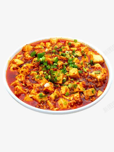 麻婆豆腐png免抠素材_新图网 https://ixintu.com 川菜 美食 豆腐 麻辣