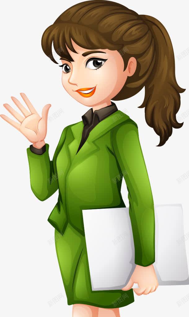 职业女性商务精英png免抠素材_新图网 https://ixintu.com 商务人物 手绘少女 秘书 职业女性 职场精英 职场美女