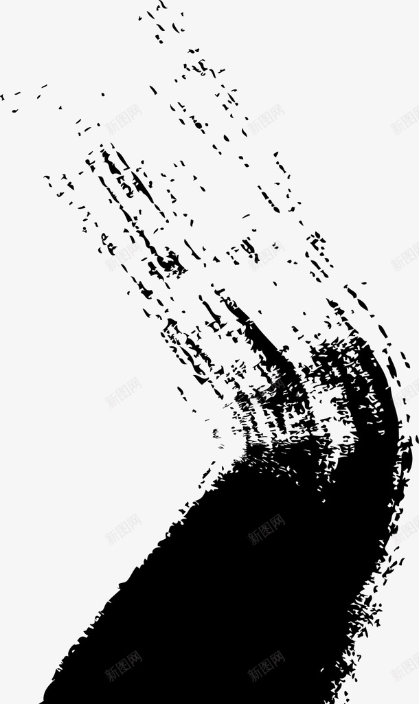 毛笔笔刷箭头图矢量图eps免抠素材_新图网 https://ixintu.com 手绘 手绘箭头 曲折线条 毛笔 矢量箭头 笔刷 笔刷箭头 箭头 线条 矢量图