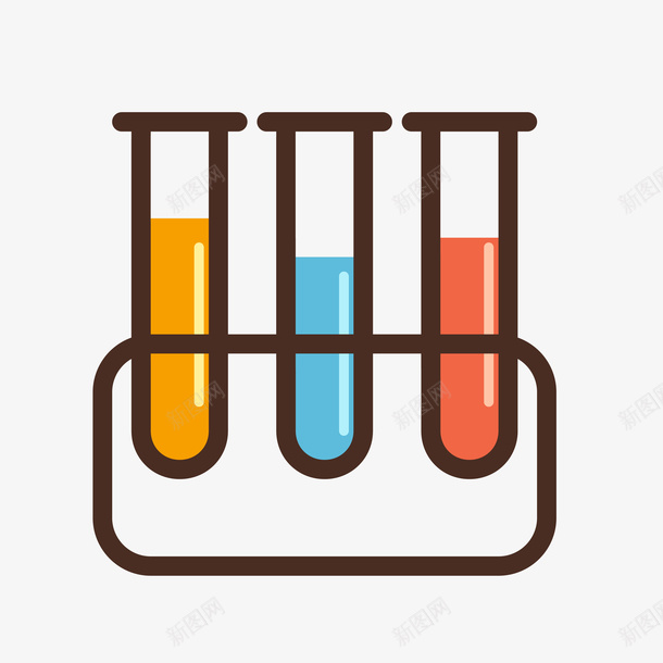 化学试管案矢量图ai免抠素材_新图网 https://ixintu.com 化学 化学器械 卡通 开学 开学啦 开学日 手绘 矢量图 简笔画 纹路 线条 药剂 装饰 试管 试管模型 质感