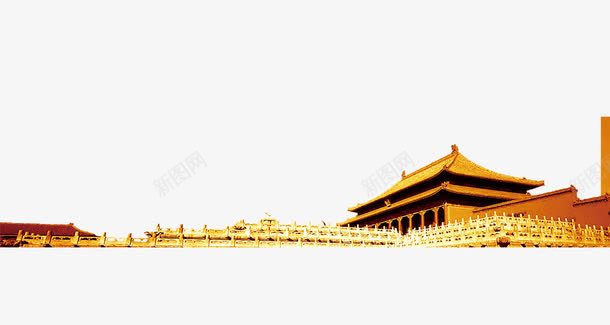 故宫元素png免抠素材_新图网 https://ixintu.com 历史 古建筑 国庆 辉煌