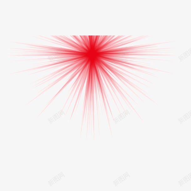 红色散射光线线条png免抠素材_新图网 https://ixintu.com 光线 散射 散射光 红色 线条
