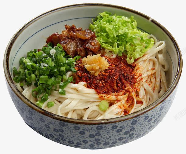 特色油泼面png免抠素材_新图网 https://ixintu.com 特色美食 生菜 蒜泥 辣椒面 陕西面食 面条 餐饮图片 香葱
