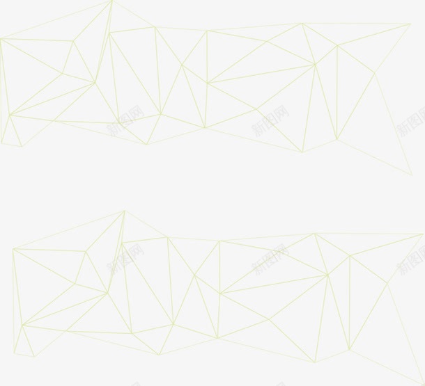 几何线条组合png免抠素材_新图网 https://ixintu.com 三角形 几何 立体组合 黄色