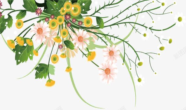 竞相开放烂漫花朵png免抠素材_新图网 https://ixintu.com 春天 烂漫 竞相开放 花朵
