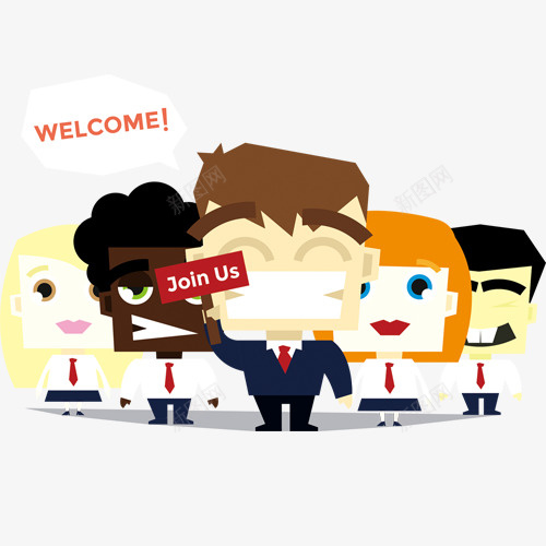 彩色卡通装饰与众不同psd免抠素材_新图网 https://ixintu.com 与众不同 公司招聘 创意装饰 卡通有趣 卡通装饰 装饰图