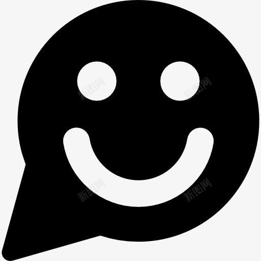微笑的脸圆语音气球图标png_新图网 https://ixintu.com 图案 圆形 圆的脸 微笑 接口 气泡 界面和网页 笑脸 语音气球